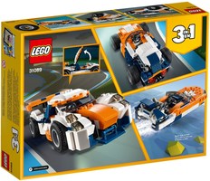 Набор LEGO Оранжевый гоночный автомобиль