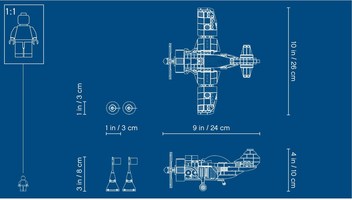 Набор LEGO Гоночный самолет