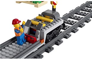 Набор LEGO Красный товарный поезд