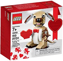 Набор LEGO Собака-Валентинка