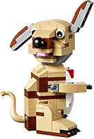Набор LEGO Собака-Валентинка