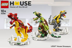 Набор LEGO 40366 LEGO House Dinosaurs