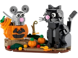 Набор LEGO 40570 Halloween Cat & Mouse