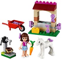 Набор LEGO 41003 Новорожденная лошадка Оливии
