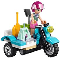 Набор LEGO Мотоцикл скорой помощи
