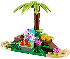 Набор LEGO Райский домик черепахи
