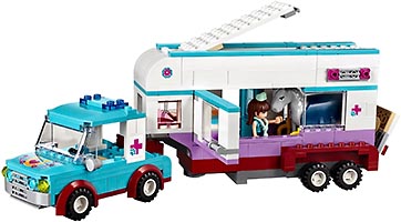 Набор LEGO Ветеринарная машина для лошадок
