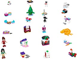 Набор LEGO Новогодний календарь Подружки