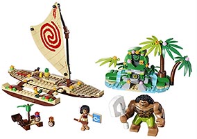 Набор LEGO 41150 Путешествие Моаны через океан