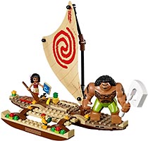 Набор LEGO Путешествие Моаны через океан