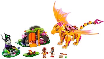 Набор LEGO 41175 Лавовая пещера дракона огня