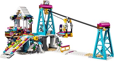 Набор LEGO 41324 Зимний отдых: Горнолыжный подъёмник