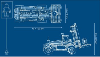 Набор LEGO Сверхмощный вилочный погрузчик 2 в 1