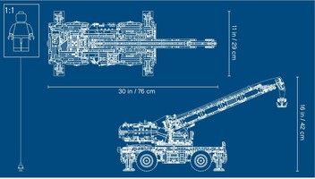 Набор LEGO Подъёмный кран для пересечённой местности