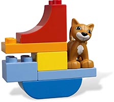 Набор LEGO Зеленая коробка с кубиками