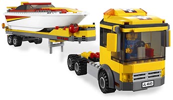 Набор LEGO Перевозчик скоростной моторной лодки
