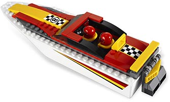 Набор LEGO Перевозчик скоростной моторной лодки