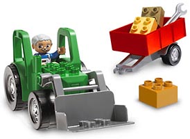 Набор LEGO 4687 Трактор с прицепом