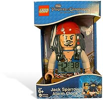 Набор LEGO Pirates of the Caribbean Jack Sparrow Minifigure Clock