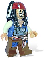 Набор LEGO Pirates of the Caribbean Jack Sparrow Minifigure Clock