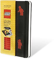 Набор LEGO 5001129 Moleskine notebook red brick, plain, large