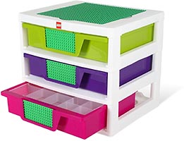 Набор LEGO 5001164 Girls 3-Drawer Storage Bin