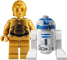 Набор LEGO Наручные часы - R2-D2 и C3PO