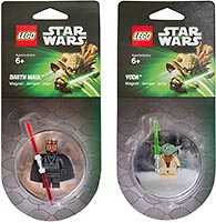 Набор LEGO Йода и Дарт Мол - магниты