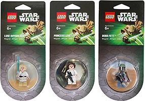 Набор LEGO Luke Skywalker, Princess Leia and Boba Fett Magnets