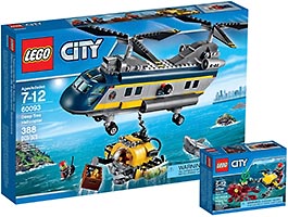Набор LEGO Коллекция - исследователи морских глубин