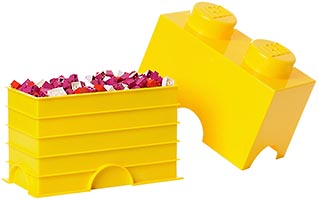 Набор LEGO 2 stud Yellow Storage Brick