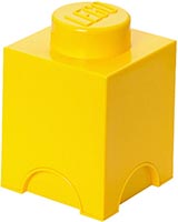 Набор LEGO 1 stud Yellow Storage Brick