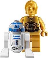 Набор LEGO C 3PO and R2 D2 Minifigure Watch