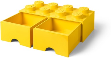 Набор LEGO 8 stud Bright Yellow Storage Brick Drawer