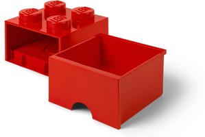Набор LEGO 4 stud Bright Red Storage Brick Drawer
