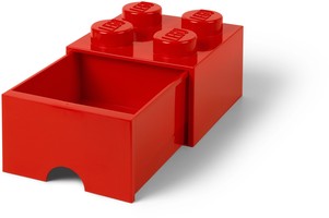 Набор LEGO 4 stud Bright Red Storage Brick Drawer