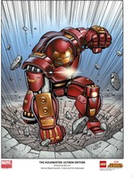 Набор LEGO 5005573 Custom Marvel Art Print