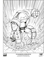 Набор LEGO 5005574 Hulkbuster art print