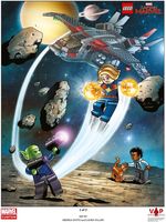 Набор LEGO 5005877 Captain Marvel Art Print