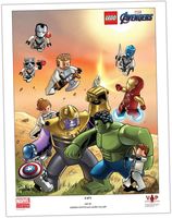 Набор LEGO 5005881 Avengers: Endgame Art Print