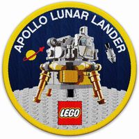 Набор LEGO 5005907 NASA Apollo 11 Lunar Lander Patch