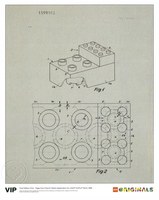 Набор LEGO 5005998 French Patent LEGO DUPLO Brick 1968