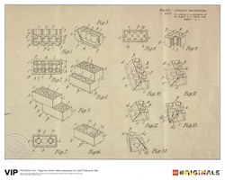 Набор LEGO 5006004 1st Edition Print British Patent, 1968