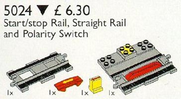Набор LEGO 5024 Start/Stop Rail, Single Rail, Direction Switch
