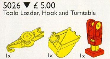 Набор LEGO 5026 Toolo Loader, Hook and Turntable