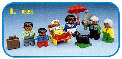 Набор LEGO 5091 Семья (Испания)