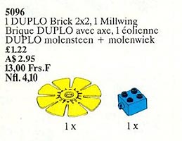 Набор LEGO 5096 Brick 2 x 2, Millwing