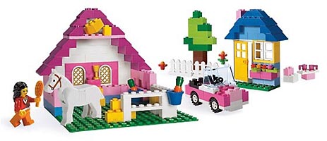 Набор LEGO 5560 Большая коробка с розовыми кубиками