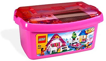 Набор LEGO Большая коробка с розовыми кубиками