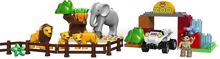Набор LEGO Кормление в зоопарке